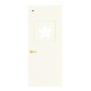 [예림] 키즈 도어YA-301 (별) / 크림화이트